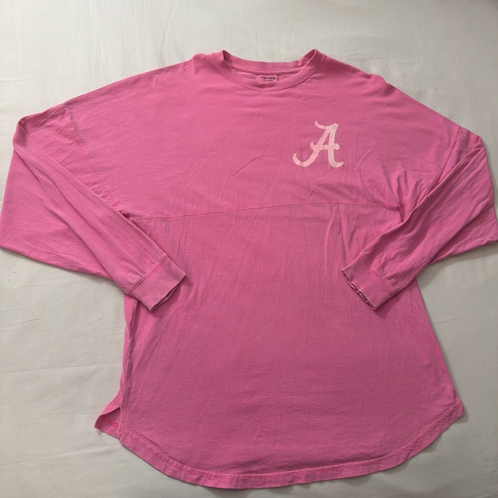 Pressbox By Royce Apparel Alabama Longsleeve Pink Size Medium Bama Cute Crewneck